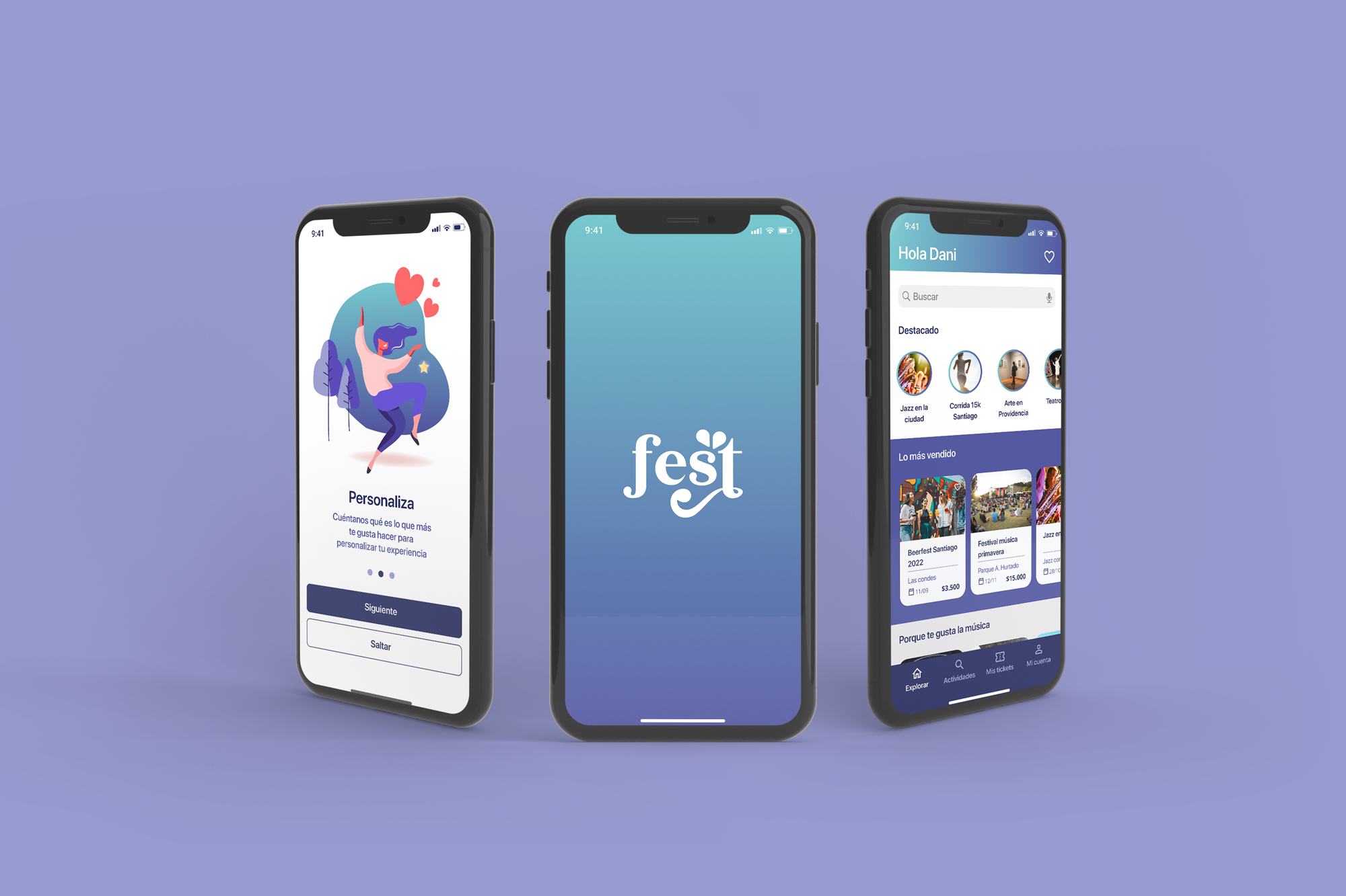 Diseño Ux/Ui App FEST